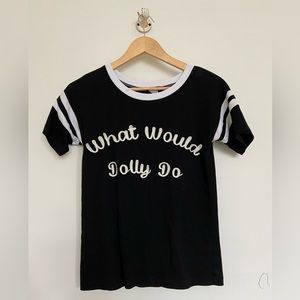FREE PEOPLE TEE - What Would Dolly Do